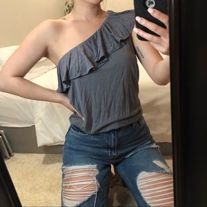 American Eagle one shoulder top